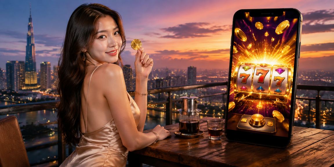 Khách chơi slot game tại TP Hồ Chí Minh